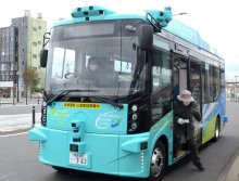 【動画あり】自動運転バス、実用化へ実証実験　横芝光、客乗せ公道運行スタート　長期実施は千葉県内初