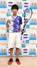 夏の大会で日本一目指す　ソフトテニスダブルス全国３位　池上陽太くん（１１）　【ひと模様】