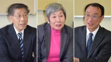 一宮町長選立候補者の横顔　（右から届け出順）