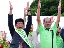 睦沢町長に田中氏が無投票再選　学校建設、防災力強化に意欲