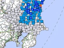 【速報】最大震度３の地震　千葉県は野田で震度２　茨城県北部震源