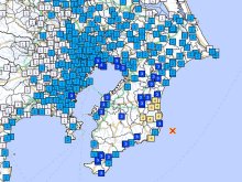 【速報】勝浦、いすみなど震度４　千葉県東方沖震源