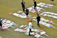 甲子園懸け６日開会式　ＺＯＺＯマリン　第１０６回全国高校野球選手権千葉大会