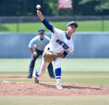 足つるも気迫投球　成田国際・田中　第１０６回全国高校野球　千葉大会　第２日