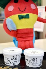 ジェラート食感のソフトクリーム　有名店とコラボ、限定販売　御宿町の特産品企画・第２段