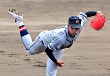 身長２メートルの剛腕、成長誓う　千葉学芸・菊地、長打は１本も浴びず　第１０６回全国高校野球　千葉大会　第９日