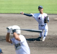 「理想の三振」　安房・沼崎　第１０６回全国高校野球　千葉大会　第１０日