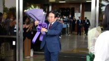 印西・板倉市長が退任式　「宝を残せた」実績強調　３期１２年振り返り