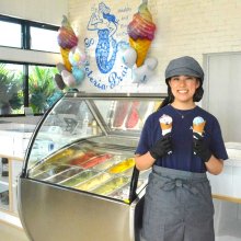 幅広い世代集う場に　海辺のアイス店「ソルヴェテリア　プライア」オープン　地元産食材使ったフレーバー　いすみ
