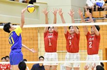 男子バレーボール習志野３回戦進出　レスリング女子・片岡（日体大柏）決勝へ　全国高校総体　第７日