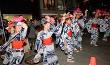 【写真特集】県都に熱気「千葉おどり」　武者行列、勇壮に　千葉市で親子三代夏祭り