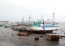 【動画あり】いすみ大原漁港　すべての漁を取りやめ　台風７号接近で