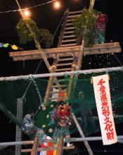 秋の月夜に獅子が舞う　大はしごで６年ぶり妙技　長生村・岩沼の獅子舞　伝統継承へ「使命感」