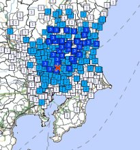  【速報】千葉県内で地震　野田で最大震度３　震源は茨城県南部、Ｍ４・３