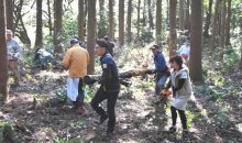 山城巡りのシーズン到来！　愛好家らが城跡整備、多古で「お城開き」　新たな遺構発見も