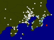 最大震度２の地震　震源は千葉県東方沖　Ｍ４．８　千葉市美浜区、茂原市、木更津市などで震度２