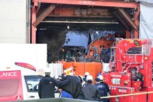 がれき積み上がる現場「全員助かってほしい」　人命かかわり「安全面見直しを」近隣住民ら心配　千葉市で工事現場崩落