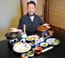 冬の味覚王ぜいたくに　天然トラフグ尽くし御膳　いすみ日本料理店