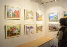 地元が生んだ画家知って　横芝光で伊藤順一展　３月９日まで