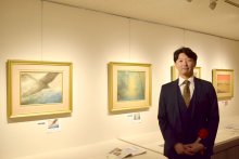 京葉銀カレンダー挿画など３０点　日本画家、松下さん個展　東武船橋５日まで