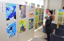 小学生の感性光る３０点　ろうきん児童絵画展　茂原で１５日まで