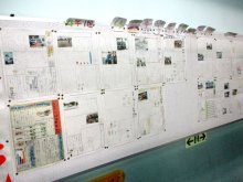 校内取材し新聞作り挑戦　我孫子市立湖北小学校　【ＮＩＥ報告　千葉県内実践校の取り組み】