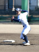 俊足の万能内野手　岩崎雄弥　内野手　３年　【八街から聖地へ　千葉黎明初のセンバツ】選手紹介