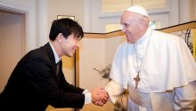 「千葉が元気になりますように」　教皇から受けた励まし　被災直後来日時に昼食用意、佐倉のレストランオーナー「温かく、包み込むような人柄」しのぶ