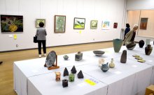 感性あふれる秀作披露　茂原で公募展　絵画、彫刻、工芸の９６点