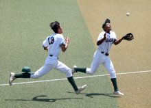 ３安打５打点、大勝に貢献　アガグオ　流山　第１０７回全国高校野球　千葉大会　第５日