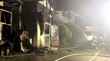「隣の建物が燃えている」　千葉市緑区で住宅２棟全焼
