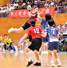 昭和学院・浜口値千金の同点ゴール　女子ハンドボール　全国高校総体　第１６日