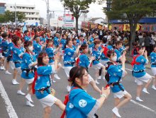 ３２連１８００人、心一つに　２７日花火大会コンサートも　いやさか君津踊り