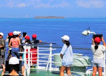 富津の小学生が特別クルーズ　海から郷土見学、船員体験