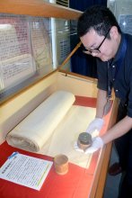 一宮「風船爆弾」に新資料　ロール紙と部品　実物少なく「貴重」　【戦後８０年ちば】