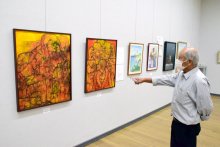 絵画４団体が合同展　感性光る７４点披露　茂原