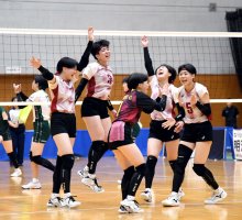 悔しさ糧に夢舞台へ　敬愛学園　春の高校バレー千葉県代表決定戦