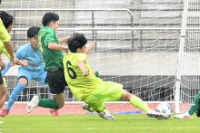 先制も輝けず　中央学院　全国高校サッカー千葉県大会　準決勝