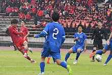 「勝ち切れた」　流通経大柏　全国高校サッカー千葉県大会　準決勝