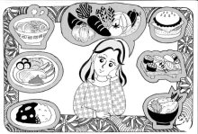 ＜外食を上手に取るには＞　栄養成分表示、参考に　【現代食事考】（１７４５）
