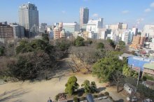 各所に「千葉」の歴史　県庁１９階から市内外一望　本千葉駅（ＪＲ外房線）　【駅から２ｋｍのおもしろ散歩　千葉地理学会】