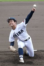 注目左腕姿消す　県千葉・加賀谷　第７９回春季千葉県高校野球大会