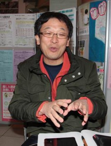 創立１０周年を迎え、大感謝祭や今後の意気込みについて語る平田代表＝市原市