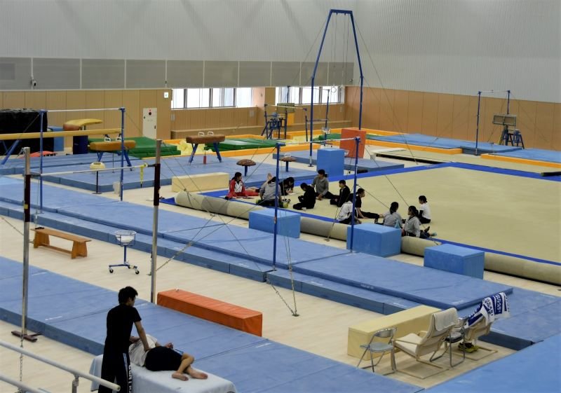 順大の体操競技場＝２０１７年、印西市