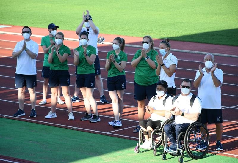 成田・公津の杜中　吹奏楽でパラ選手鼓舞　アイルランド代表事前合宿　オリジナル曲披露