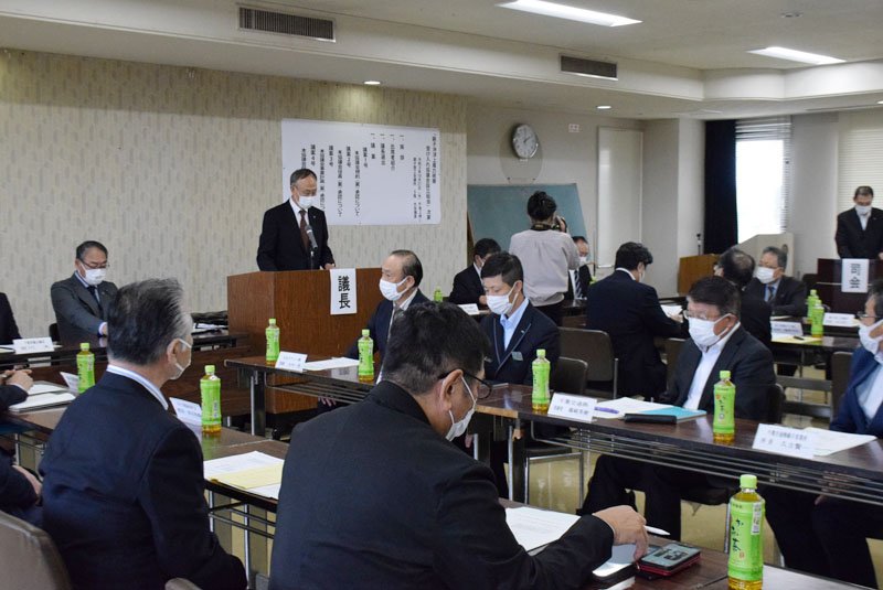 「銚子市沖洋上風力視察受け入れ協議会」の設立総会＝銚子市の銚子商工会議所
