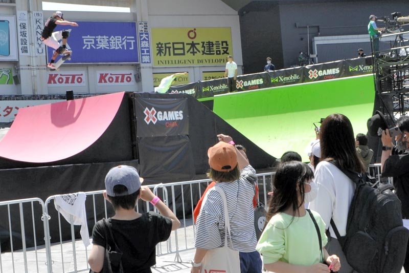 Ｘゲーム千葉市で開幕　ＢＭＸ佐々木選手（松戸在住）が「銅」　国内初、アクションスポーツの祭典
