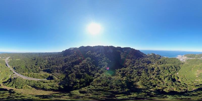 鋸山散策を体験できるＶＲ映像のイメージ
