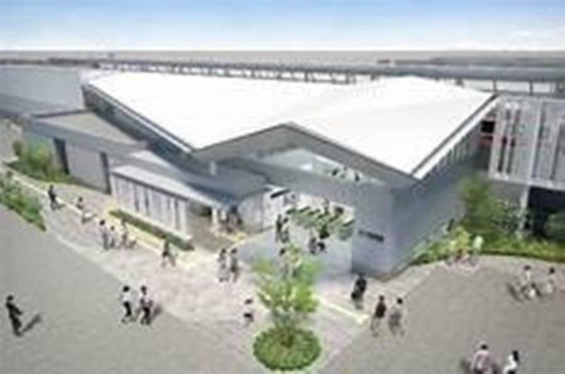 幕張豊砂駅舎外観イメージ図（ＪＲ東日本）
