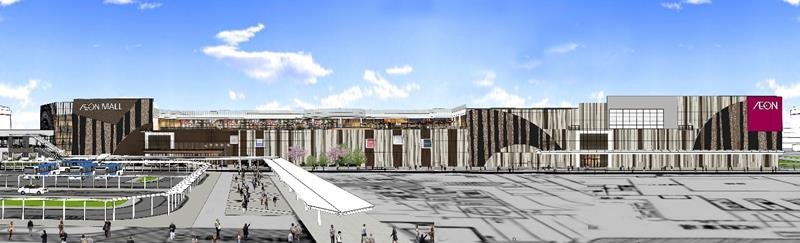 幕張豊砂駅に直結したイオンモール幕張新都心のイメージ（イオンモール提供）
